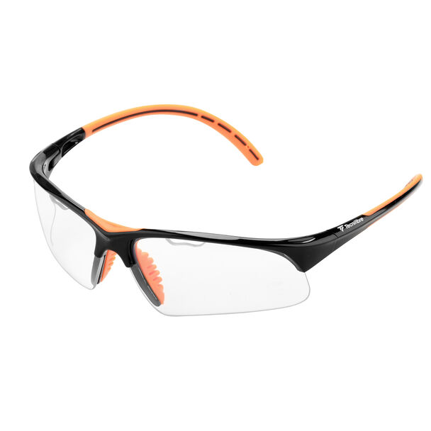 54SQGLBK21_01 SQUASH GLASSES BLACK ORANGE - Image 1